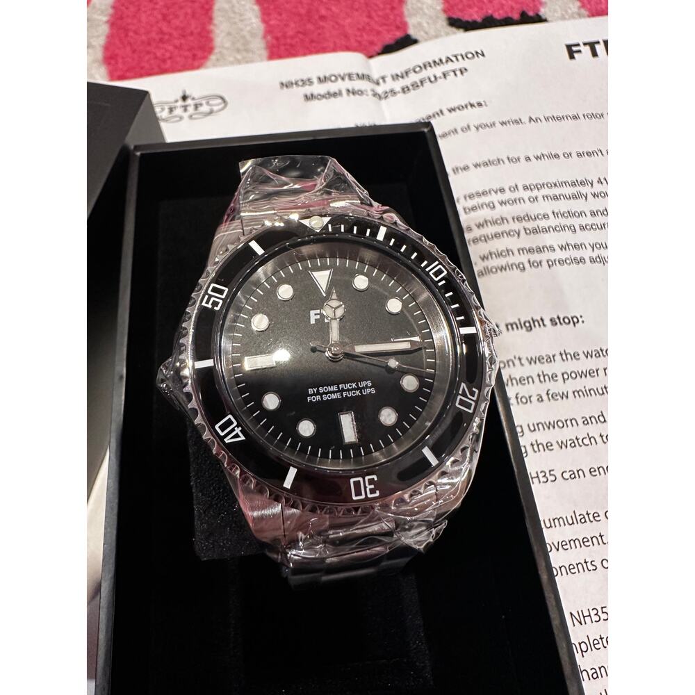 FTP 2025-BSFU-FTP Timepiece Watch – 41mm – Black – Brand New w/ Box